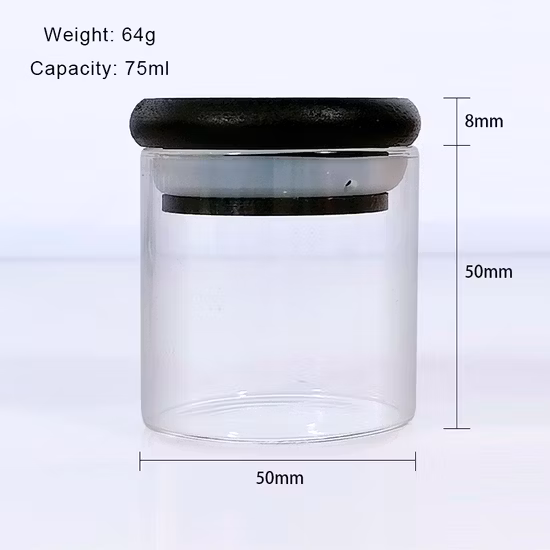 Accessorio per fumatori Contenitore per barattoli luminosi a LED con smerigliatrice inferiore Bottiglie sottovuoto luminose da 110 ml