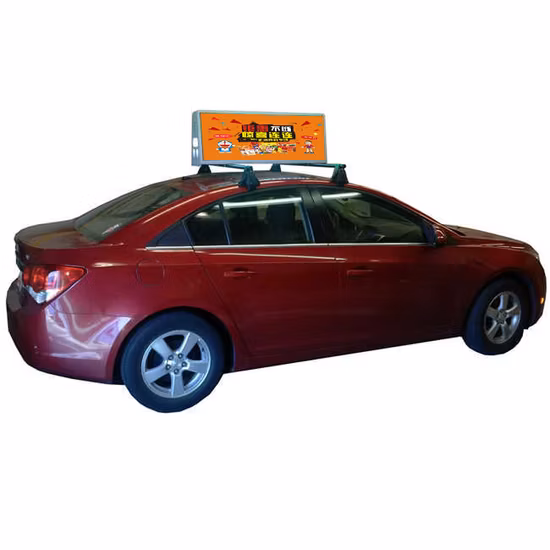 Display a LED per cartellone pubblicitario per auto, cartello sul tetto, display a LED per taxi